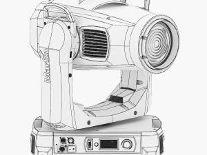 stage light 5 Modelo 3D