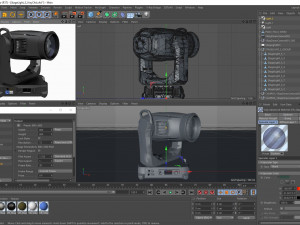 stage light 5 Modelo 3D