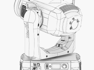 stage light 6 3D Model