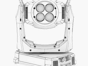 stage light 6 3D Model