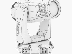 stage light 7 3D Модель