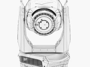 stage light 7 3D Model