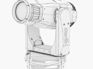 stage light 7 3D Model
