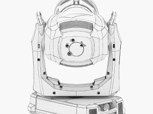 stage light 8 Model 3D