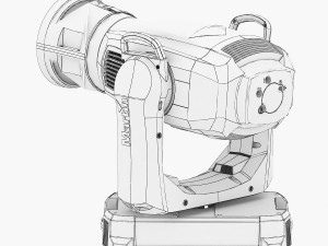 stage light 8 Model 3D