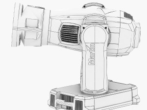 stage light 8 Model 3D