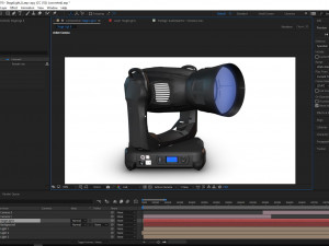 stage light 8 Model 3D