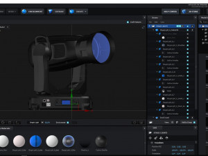 stage light 8 Model 3D