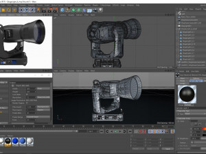 stage light 8 Model 3D