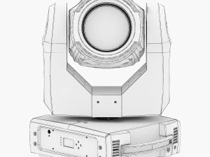 stage light 9 3D Model
