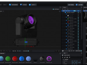 stage light 9 3D 模型