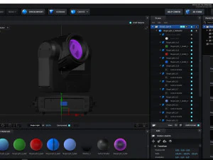 stage light 9 3D Model