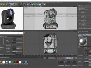 stage light 9 3D 模型