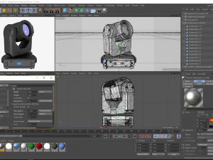 stage light 9 3D Model