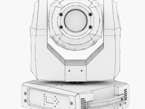 stage light 10 Model 3D