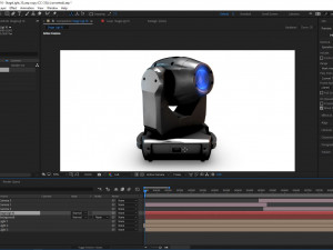 stage light 10 Model 3D