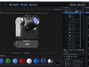 stage light 10 Model 3D