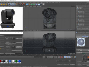 stage light 10 Model 3D