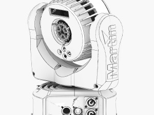 stage light 12 3D Model