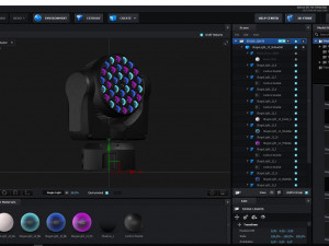 stage light 12 3D Model