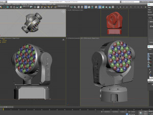 stage light 12 3D Model