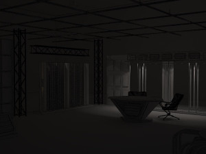 virtual tv studio news set 6 3D Модель