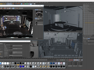 virtual tv studio news set 6 3D Модель