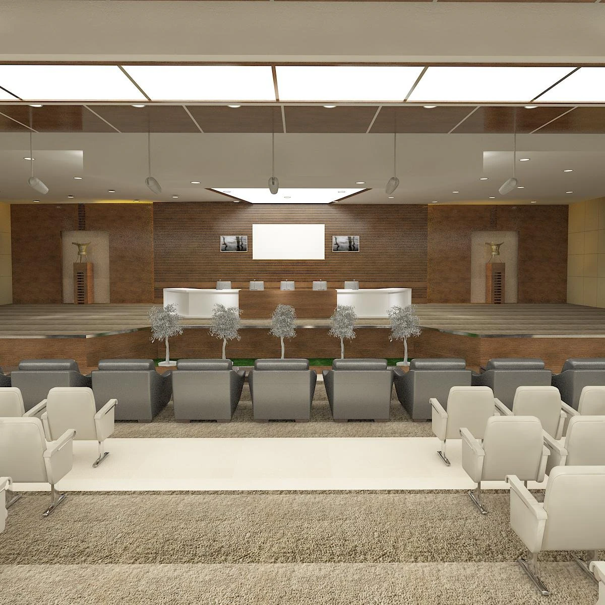 auditorium 29 3D Model .c4d .max .obj .3ds .fbx .stl .blend
