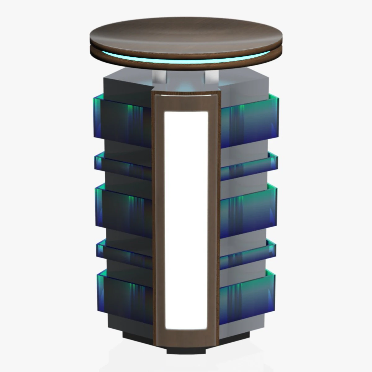 lectern 3 3D Model .c4d .max .obj .3ds .fbx .stl .blend 