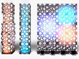 Stage Decor 02 - Modular Wall Column 3D Model
