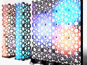 Stage Decor 02 - Modular Wall Column 3D Model