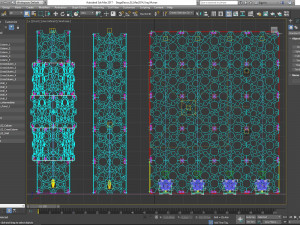 Stage Decor 02 - Modular Wall Column 3Dモデル