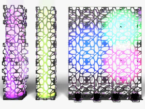 Stage Decor 03 - Modular Wall Column 3D Model