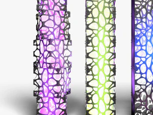 Stage Decor 03 - Modular Wall Column 3D Model