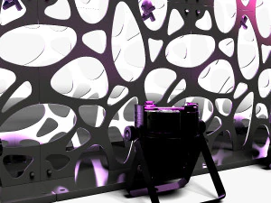 Stage Decor 03 - Modular Wall Column 3D Model