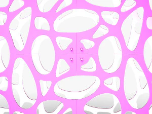 Stage Decor 03 - Modular Wall Column 3D Model