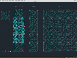 Stage Decor 03 - Modular Wall Column 3D Model