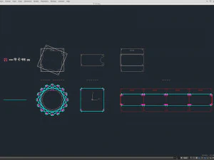 Stage Decor 03 - Modular Wall Column 3D Model