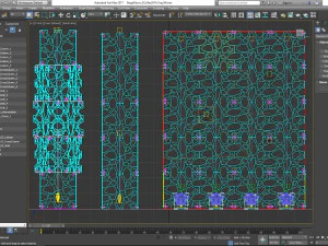 Stage Decor 03 - Modular Wall Column 3D Model