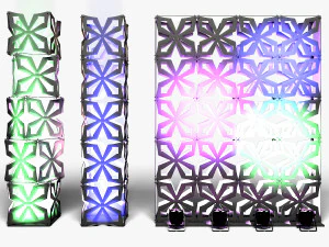 Stage Decor 04 - Modular Wall Column 3D Model