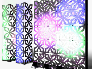 Stage Decor 04 - Modular Wall Column Model 3D