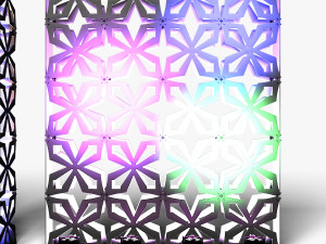 Stage Decor 04 - Modular Wall Column Model 3D