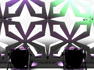 Stage Decor 04 - Modular Wall Column Model 3D