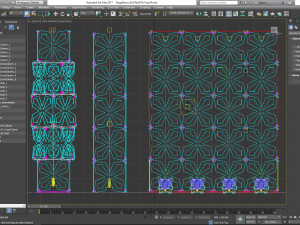 Stage Decor 04 - Modular Wall Column Model 3D