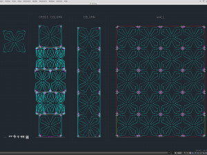 Stage Decor 04 - Modular Wall Column Model 3D