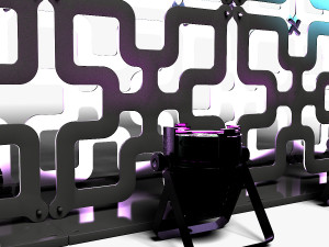 Stage Decor 05 - Modular Wall Column Modelo 3D