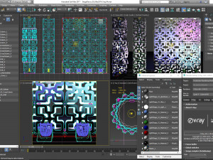 Stage Decor 05 - Modular Wall Column Modelo 3D