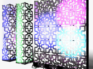 Stage Decor 05 - Modular Wall Column Modelo 3D