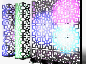 Stage Decor 05 - Modular Wall Column 3D Model