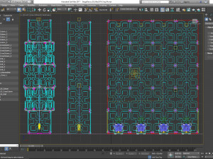 Stage Decor 05 - Modular Wall Column Modelo 3D
